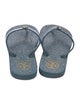 Tory Burch Leather Flip Flops