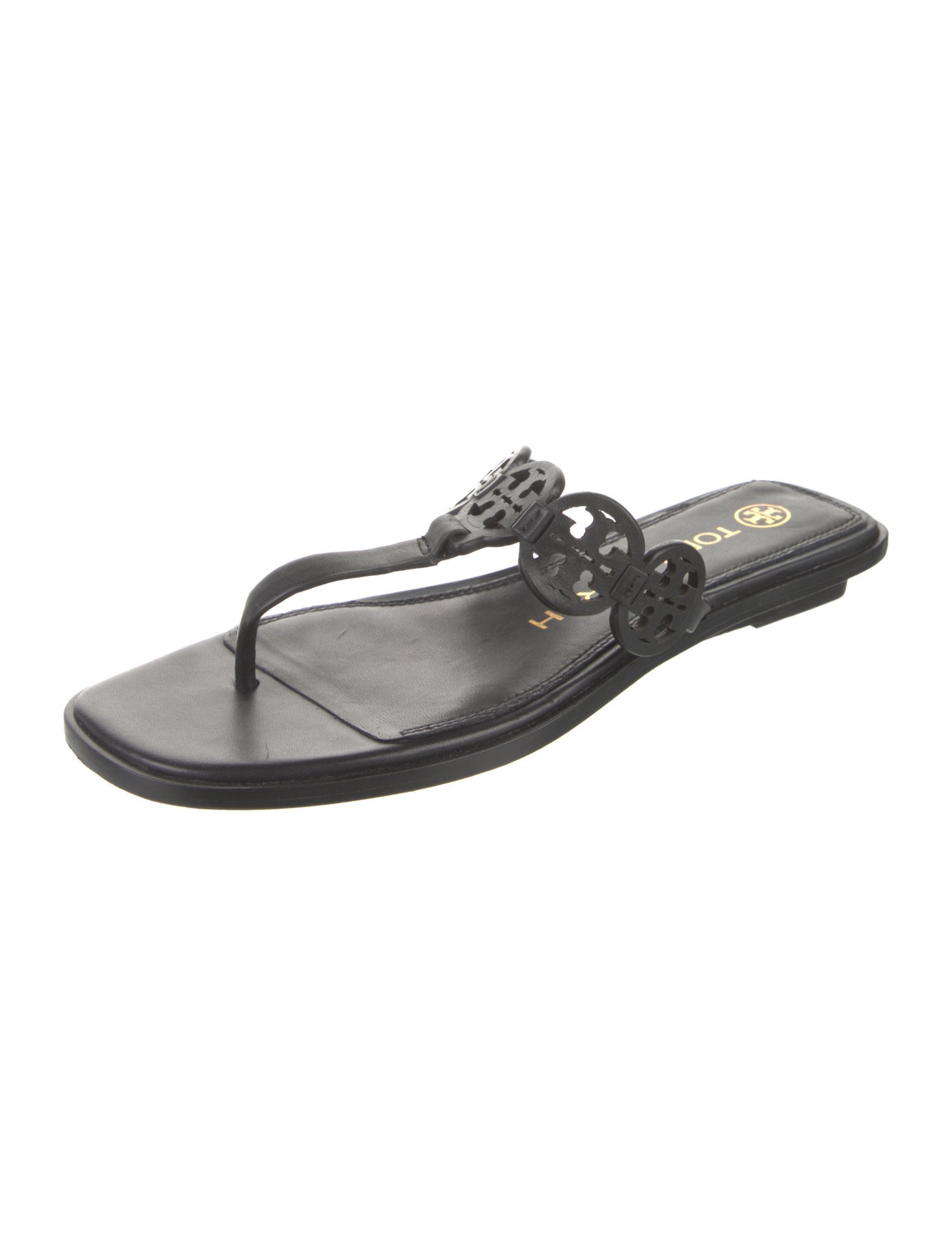 Tory Burch Leather Flip Flops