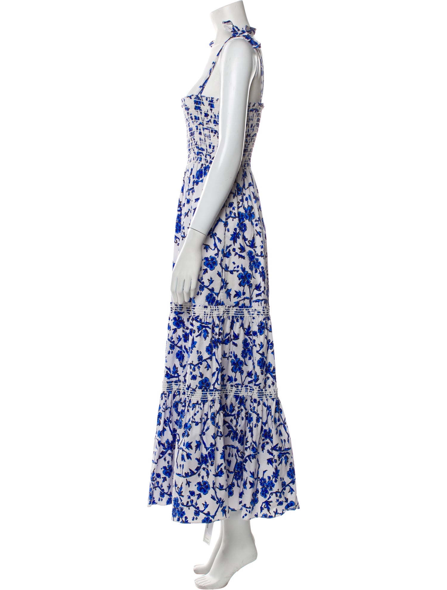 Tory Burch Floral Print Long Dress