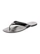 Tory Burch Patent Leather Flip Flops