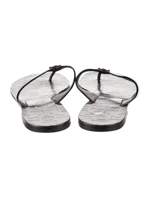 Tory Burch Patent Leather Flip Flops