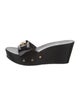 Tory Burch Patent Leather Studded Accents Slides