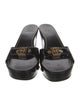 Tory Burch Patent Leather Studded Accents Slides