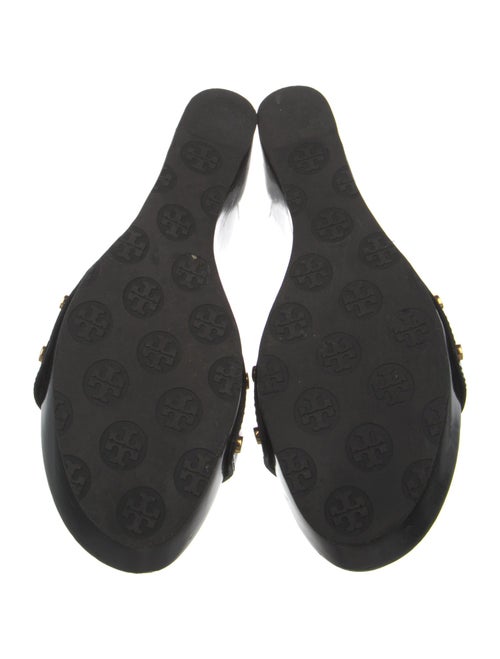 Tory Burch Patent Leather Studded Accents Slides