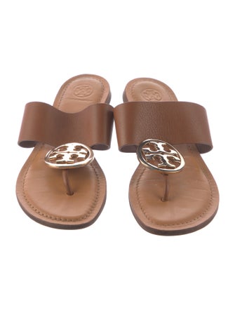 Tory Burch Leather Slides
