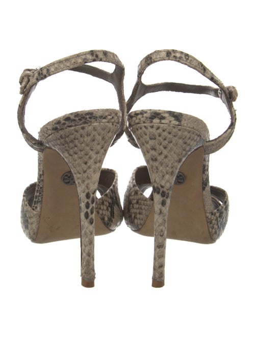 Tory Burch Snakeskin Animal Print Sandals
