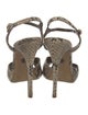 Tory Burch Snakeskin Animal Print Sandals