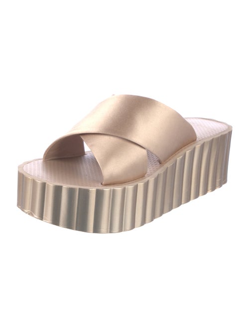 Tory Burch Suede Scalloped Accent Slides