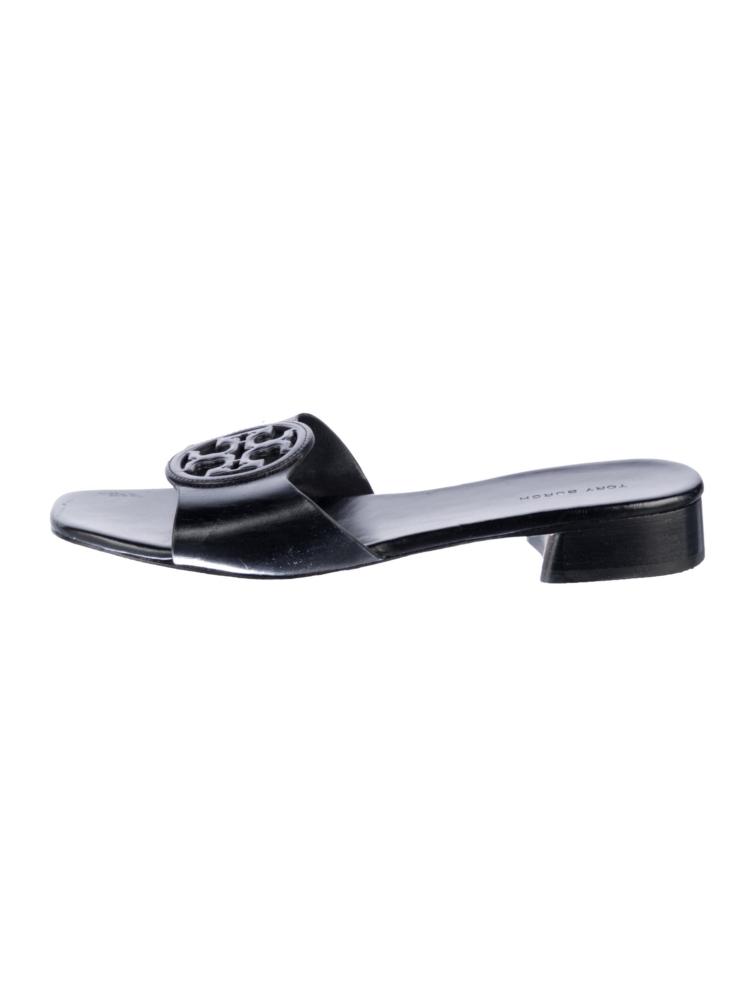 Tory Burch Leather Slides