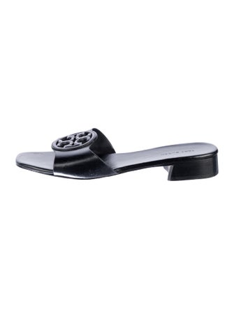 Tory Burch Leather Slides