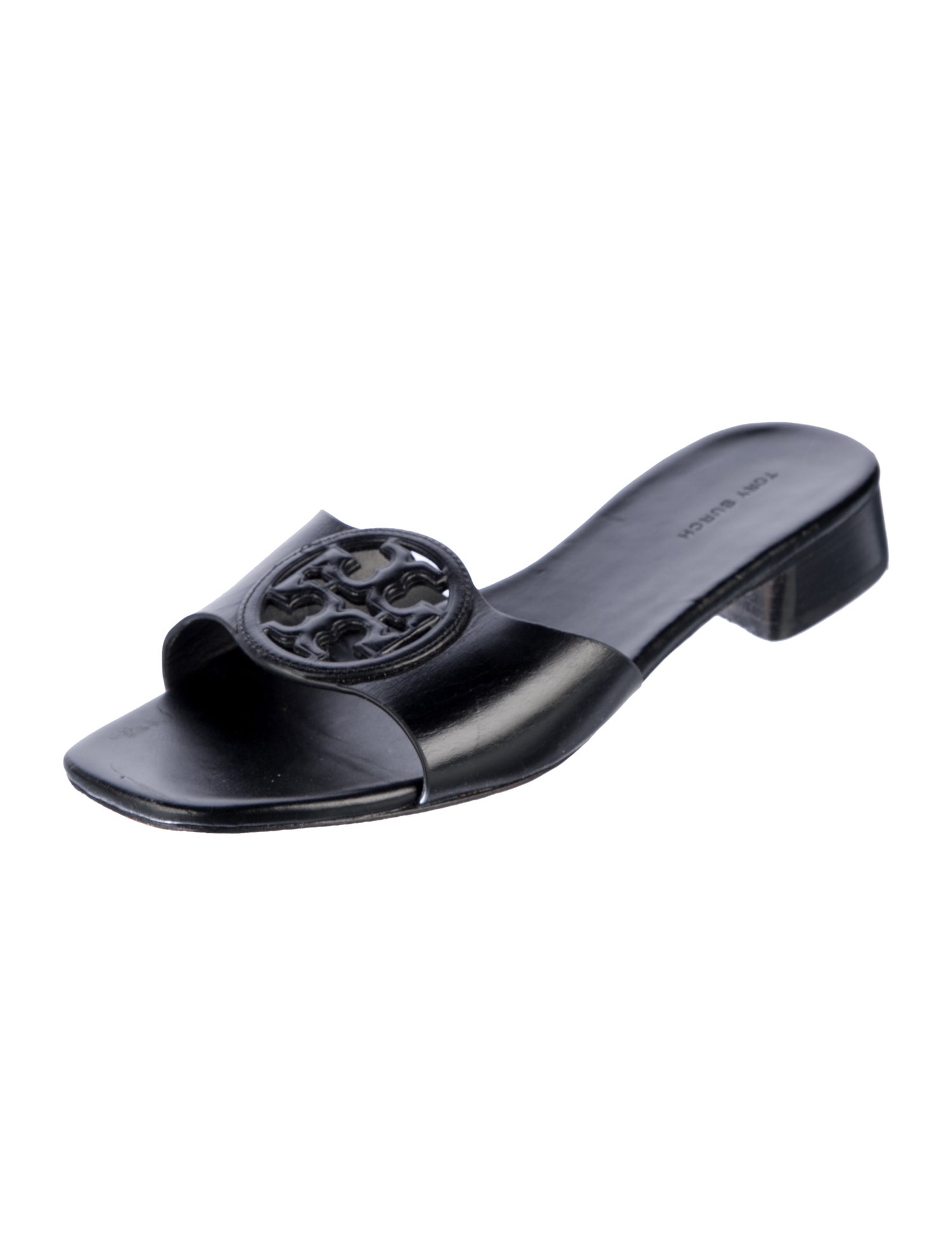 Tory Burch Leather Slides