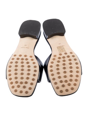 Tory Burch Leather Slides