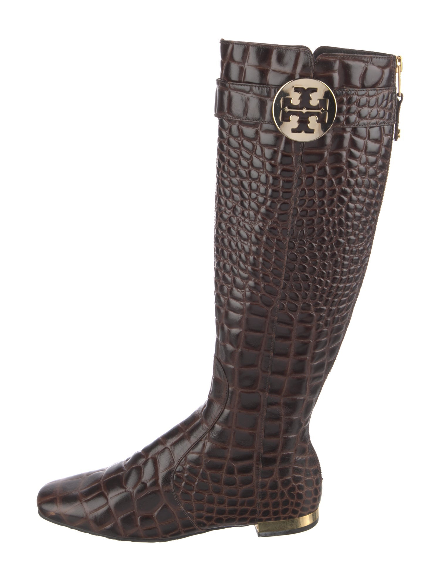 Tory Burch Leather Riding Boots