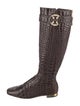 Tory Burch Leather Riding Boots