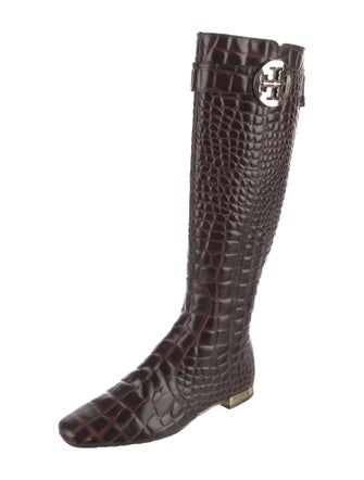 Tory Burch Leather Riding Boots