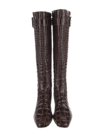 Tory Burch Leather Riding Boots