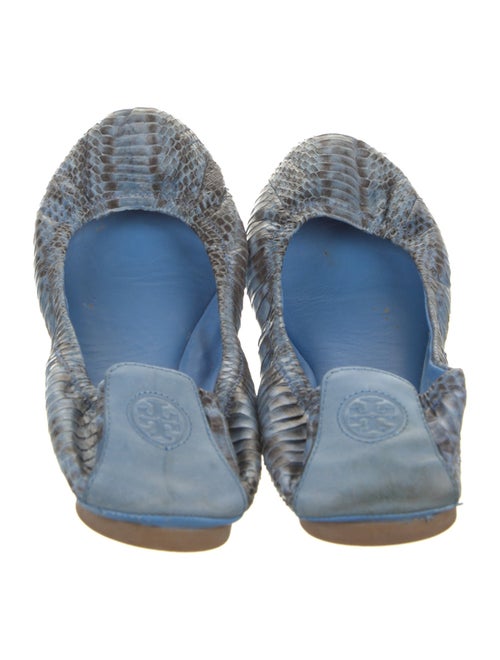 Tory Burch Snakeskin Animal Print Ballet Flats
