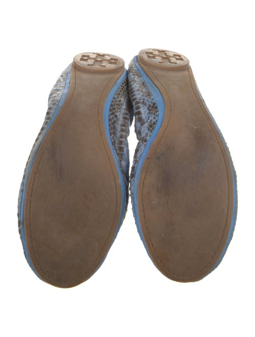Tory Burch Snakeskin Animal Print Ballet Flats