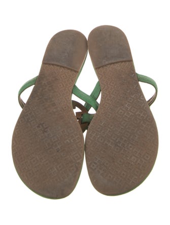 Tory Burch Leather Slides