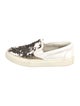 Tory Burch Leather Sequin Embellishments Sneakers
