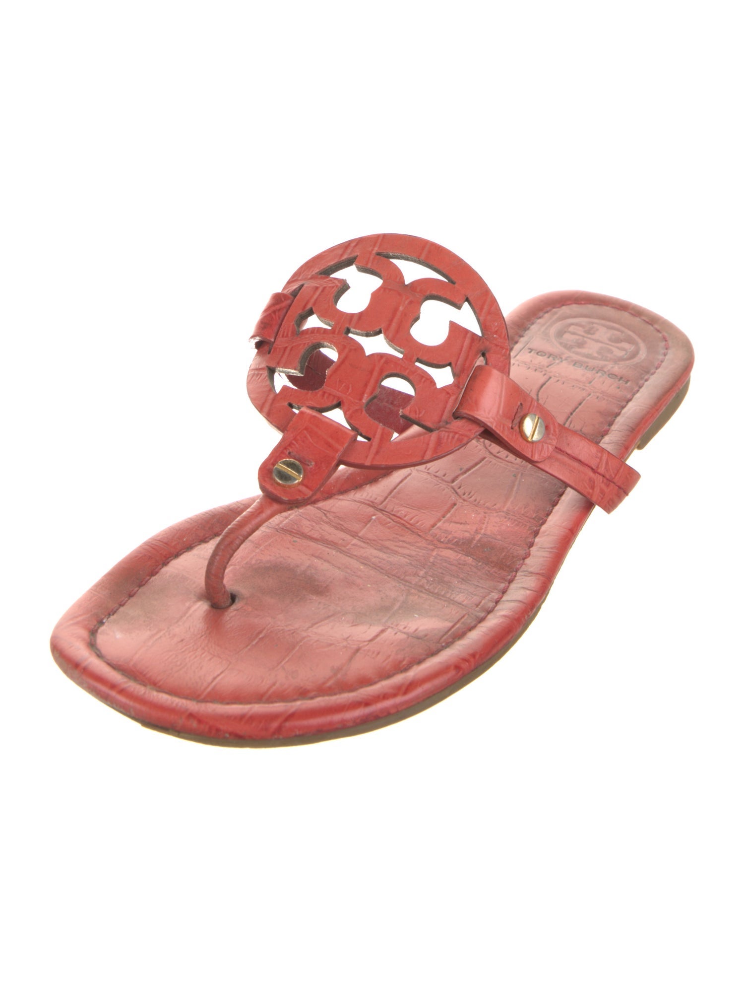 Tory Burch Leather Slides