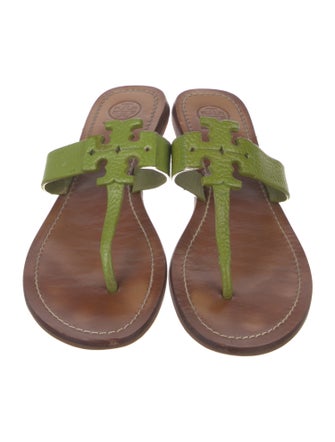 Tory Burch Leather Slides