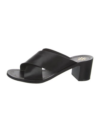 Tory Burch Leather Slides