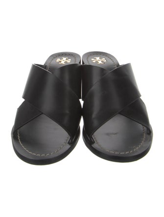 Tory Burch Leather Slides