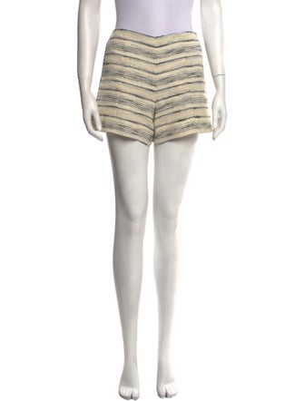 Tory Burch Striped Mini Shorts
