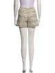 Tory Burch Striped Mini Shorts