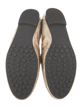 Tory Burch Suede Animal Print Loafers