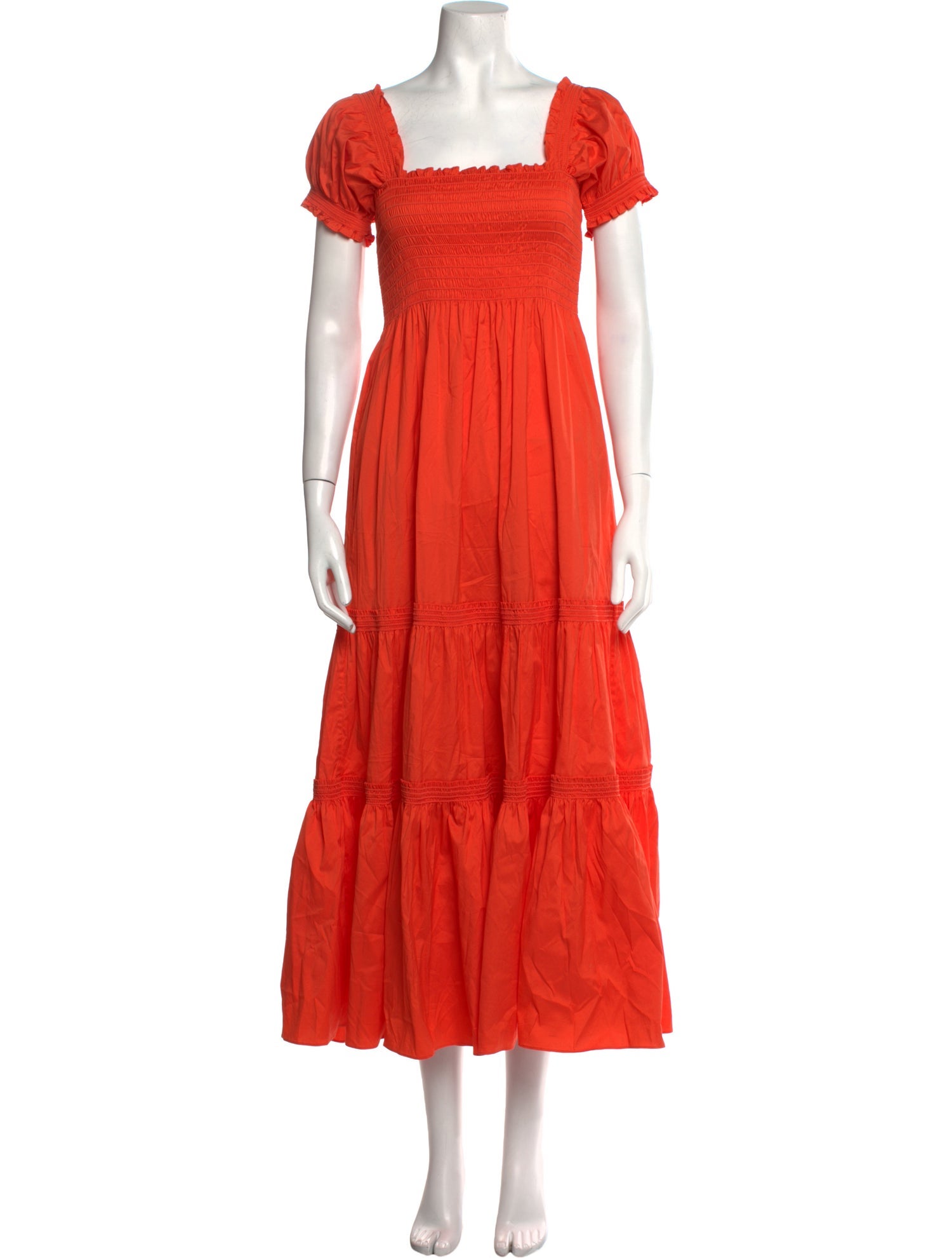 Tory Burch Square Neckline Long Dress