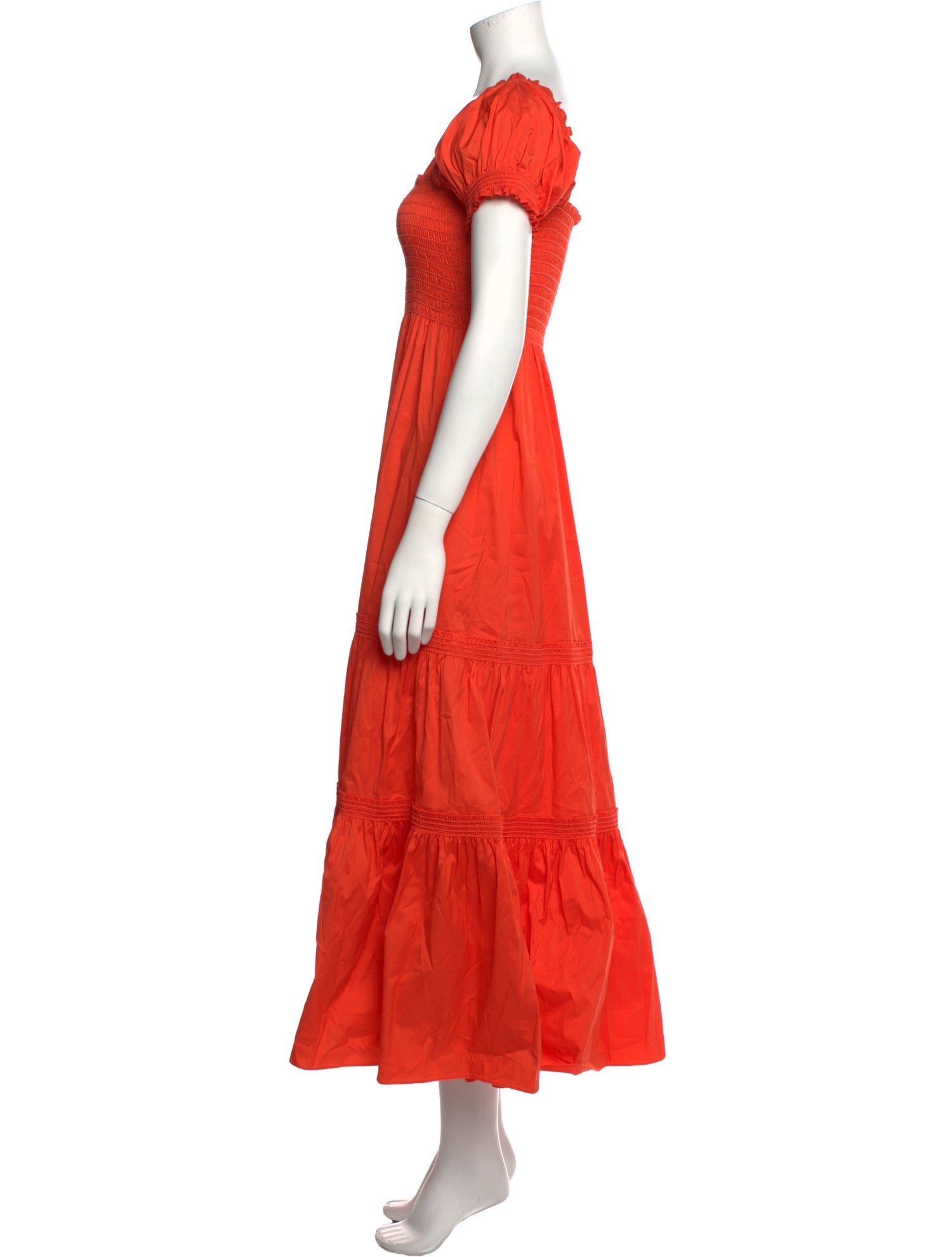 Tory Burch Square Neckline Long Dress