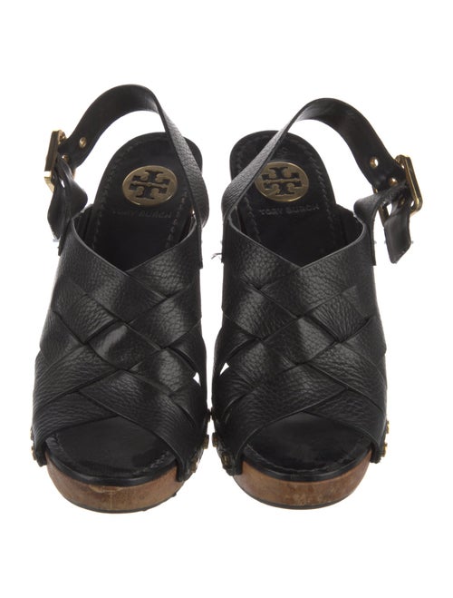 Tory Burch Leather Slingback Sandals