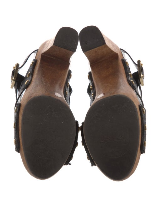 Tory Burch Leather Slingback Sandals