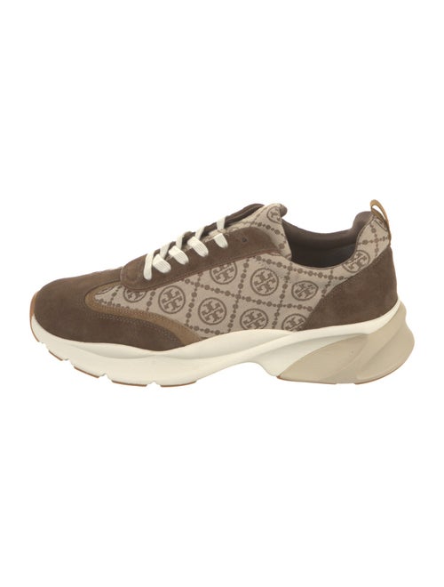 Tory Burch T MONOGRAM GOOD LUCK TRAINER JACQUARD/NAT SUEDE Sneakers