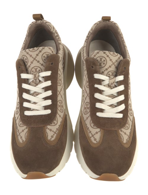 Tory Burch T MONOGRAM GOOD LUCK TRAINER JACQUARD/NAT SUEDE Sneakers