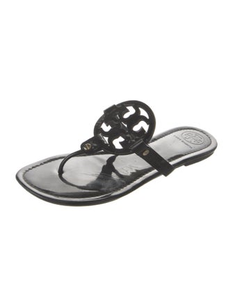 Tory Burch Patent Leather Slides