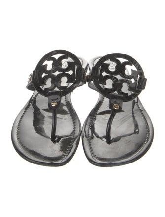 Tory Burch Patent Leather Slides