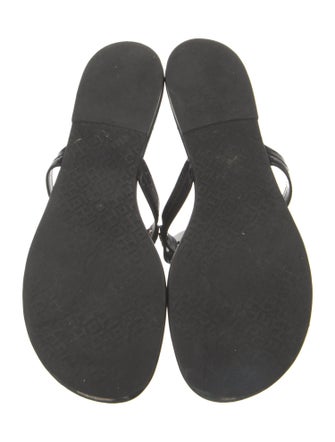 Tory Burch Patent Leather Slides