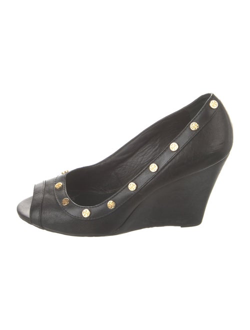 Tory Burch Leather Studded Accents Pumps