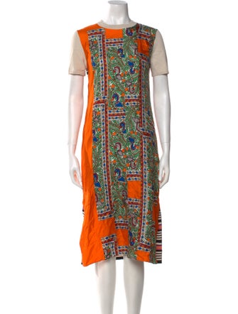Tory Burch Silk Midi Length Dress