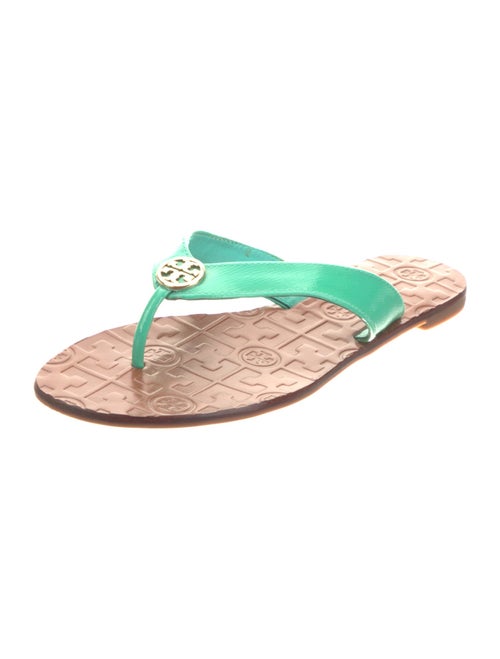 Tory Burch Patent Leather Flip Flops