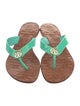 Tory Burch Patent Leather Flip Flops