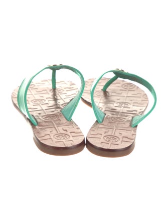 Tory Burch Patent Leather Flip Flops