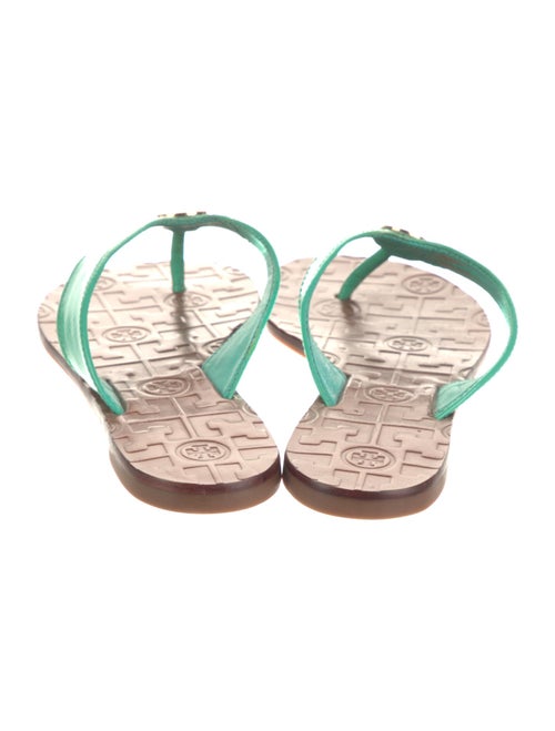 Tory Burch Patent Leather Flip Flops