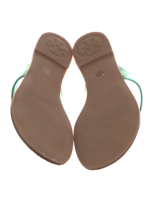 Tory Burch Patent Leather Flip Flops