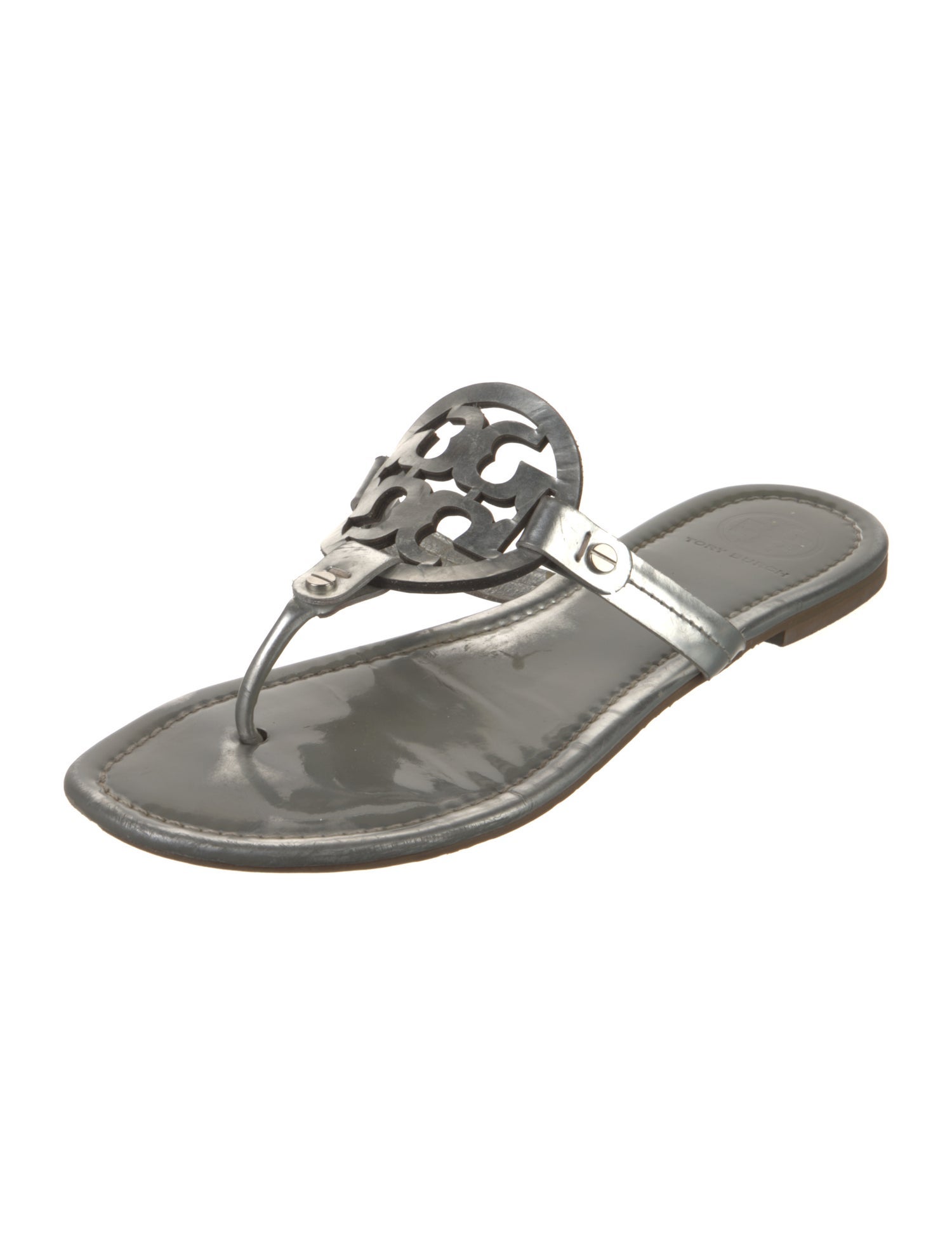 Tory Burch Leather Slides