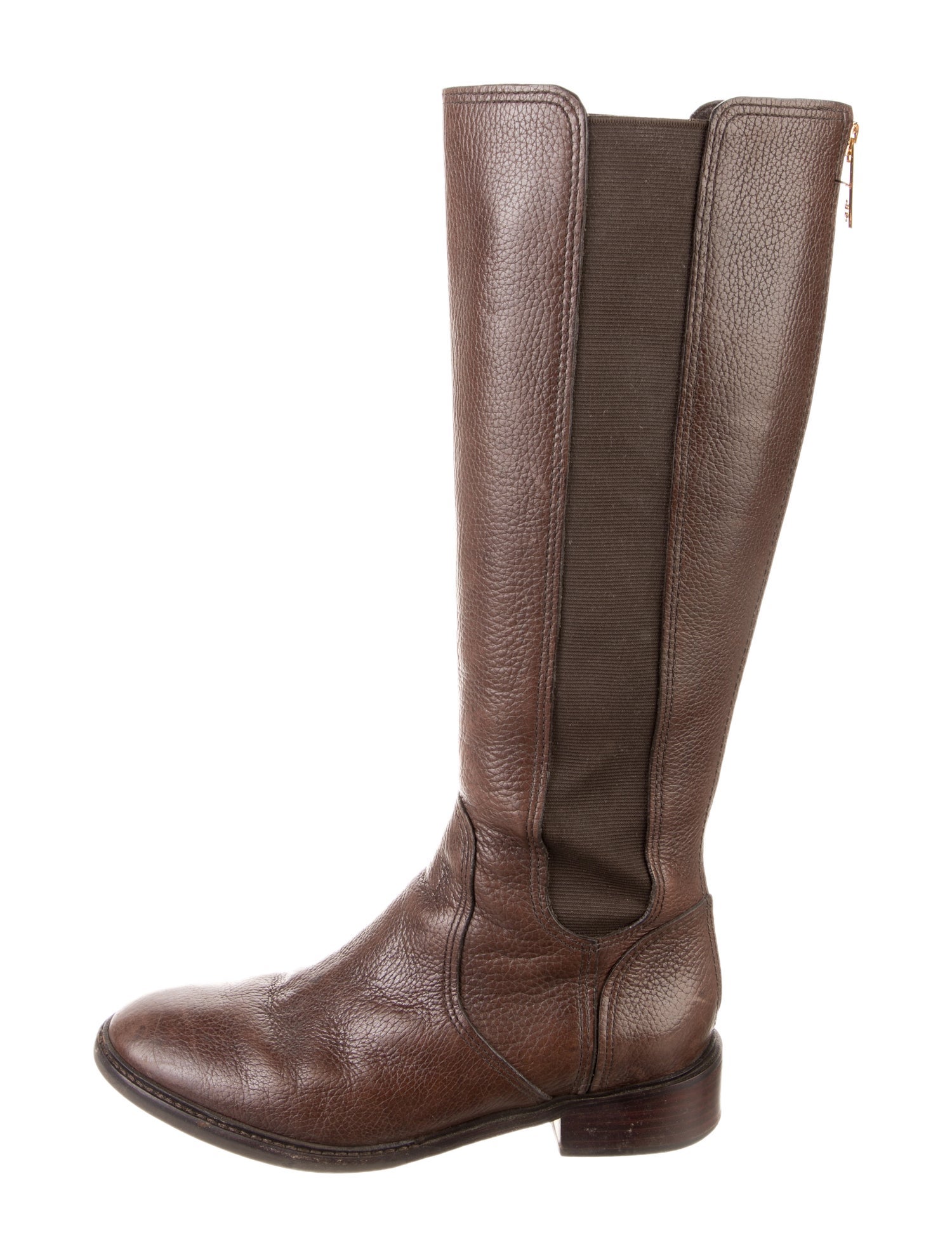 Tory Burch Leather Riding Boots