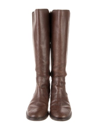 Tory Burch Leather Riding Boots
